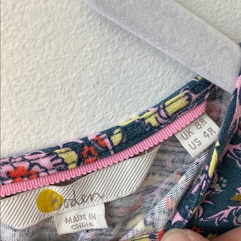 Boden Floral Ruffle Dress - Picture 5 of 8